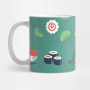 Sushi Striped Pattern Mug